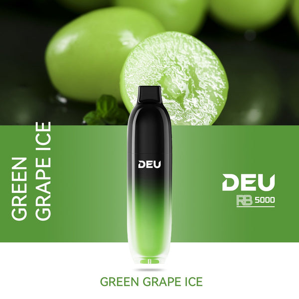 DEU RB5000 - 5000Puffs Disposable Vape Green Grape Ice