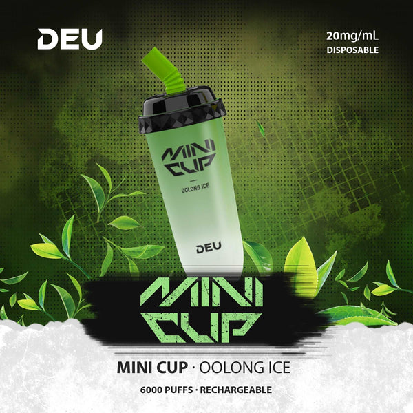 DEU Mini Cup-6000Puffs Fruity Disposable Vape Oolong ice
