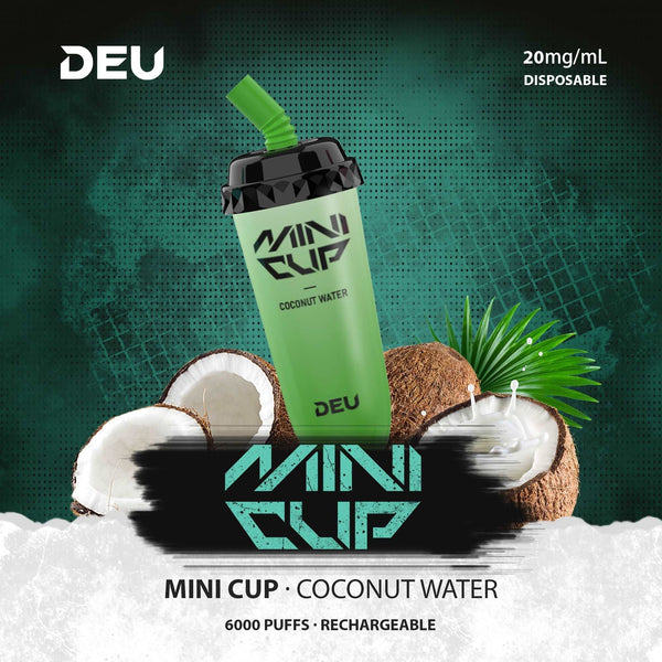 DEU Mini Cup-6000Puffs Fruity Disposable Vape Coconut water